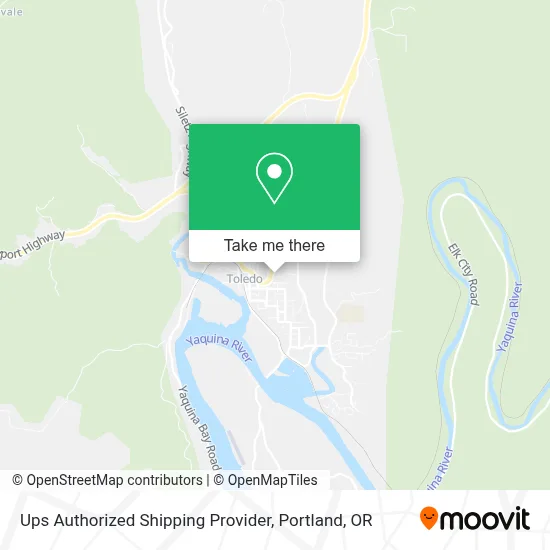 Ups Authorized Shipping Provider map