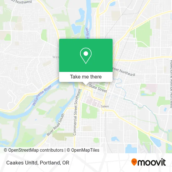 Caakes Unltd map