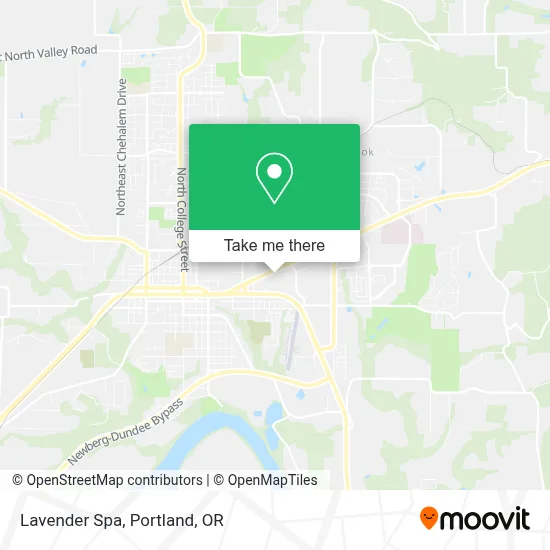 Lavender Spa map