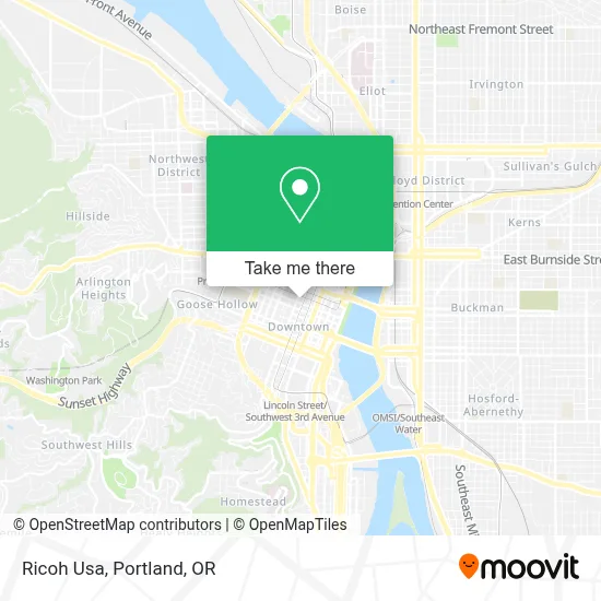 Ricoh Usa map