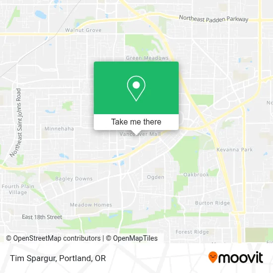 Tim Spargur map