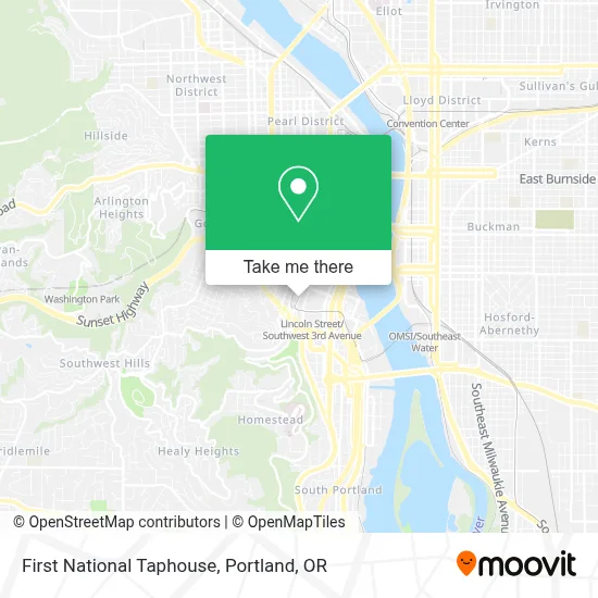 First National Taphouse map