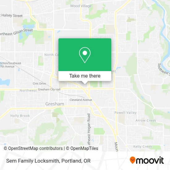 Sem Family Locksmith map