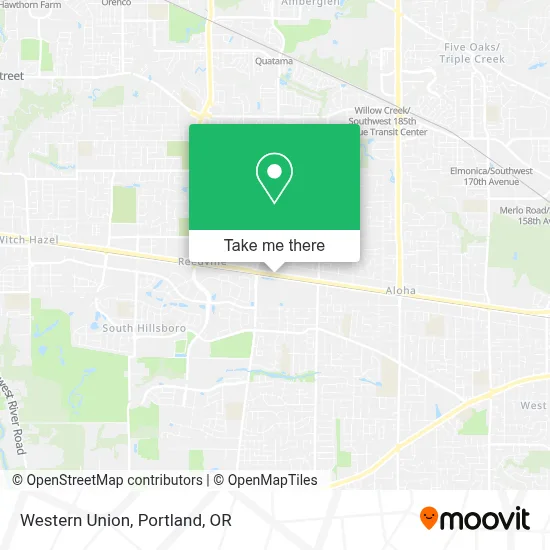 Western Union map
