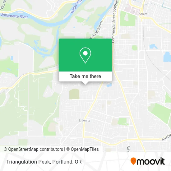Triangulation Peak map