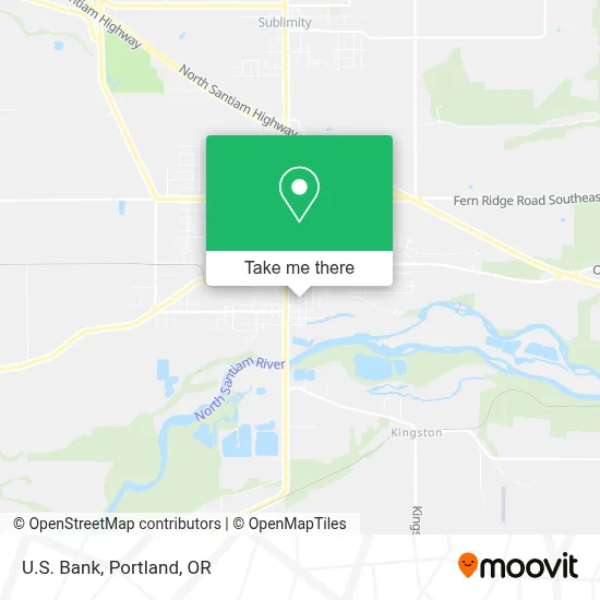 U.S. Bank map