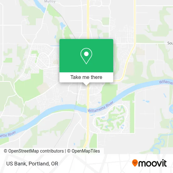US Bank map