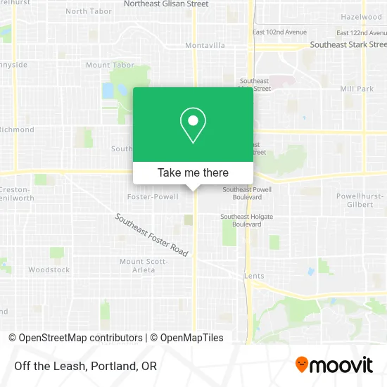 Off the Leash map