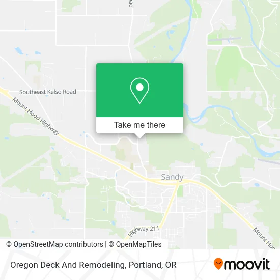 Oregon Deck And Remodeling map