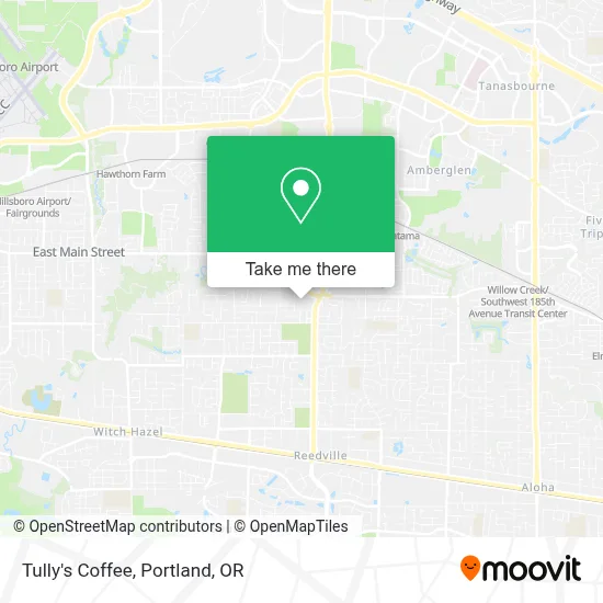 Tully's Coffee map