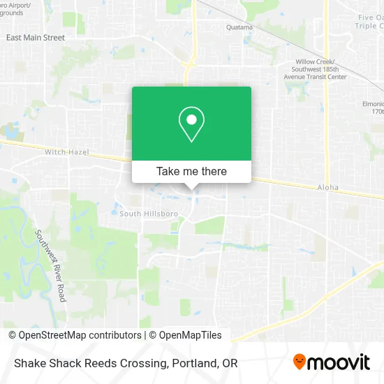 Shake Shack Reeds Crossing map