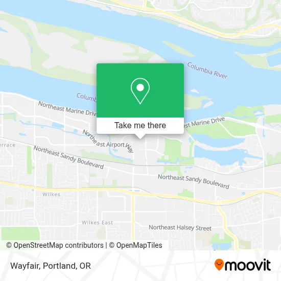 Wayfair map
