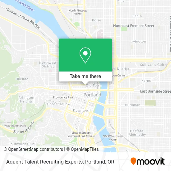 Aquent Talent Recruiting Experts map