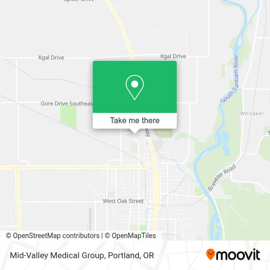 Mid-Valley Medical Group map