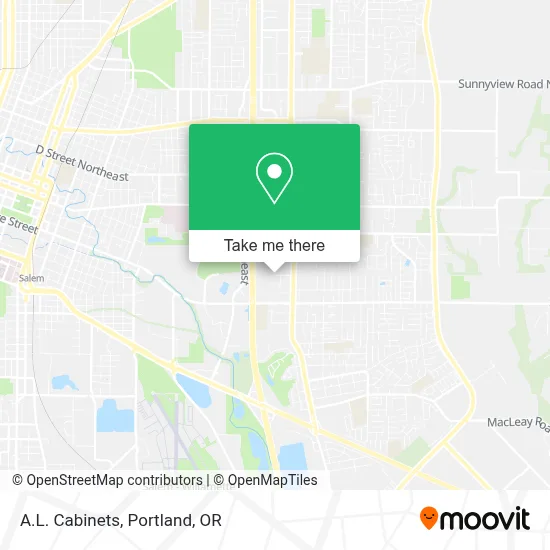 A.L. Cabinets map