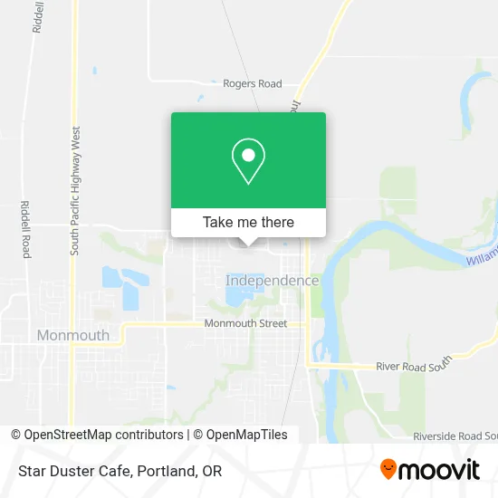Star Duster Cafe map