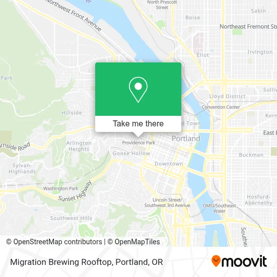 Migration Brewing Rooftop map