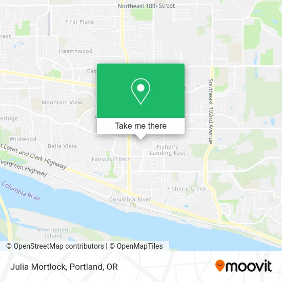 Julia Mortlock map