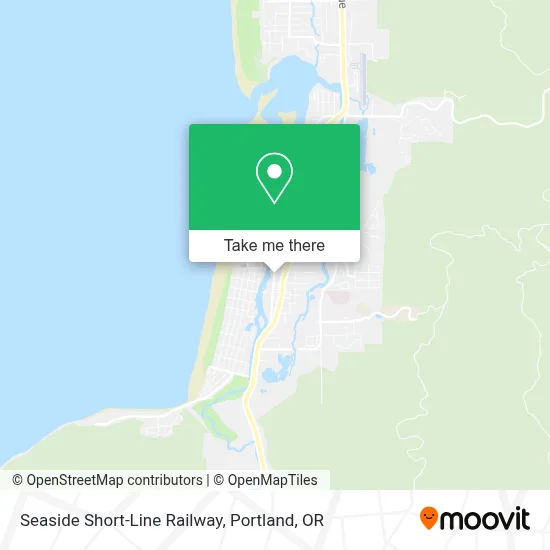 Seaside Short-Line Railway map