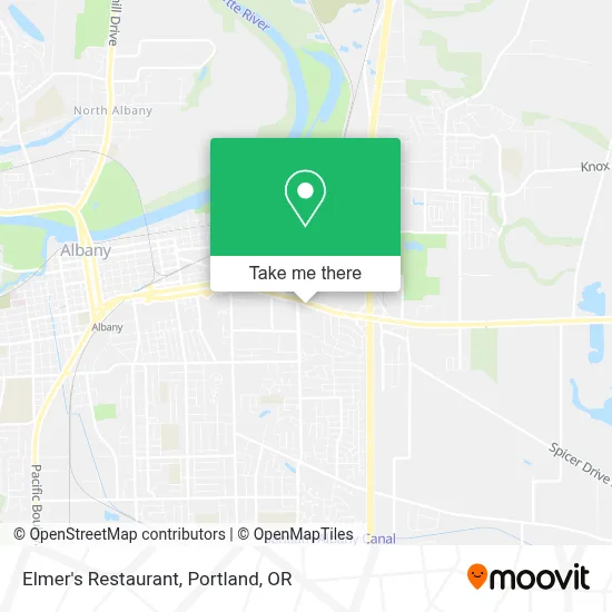 Elmer's Restaurant map