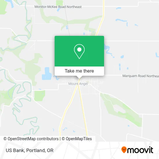 US Bank map