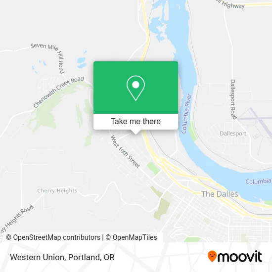 Western Union map
