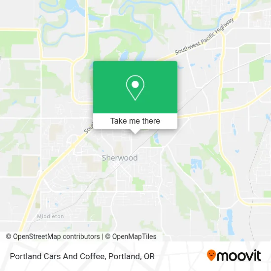Portland Cars And Coffee map