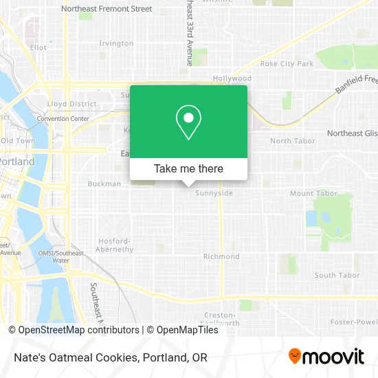 Nate's Oatmeal Cookies map