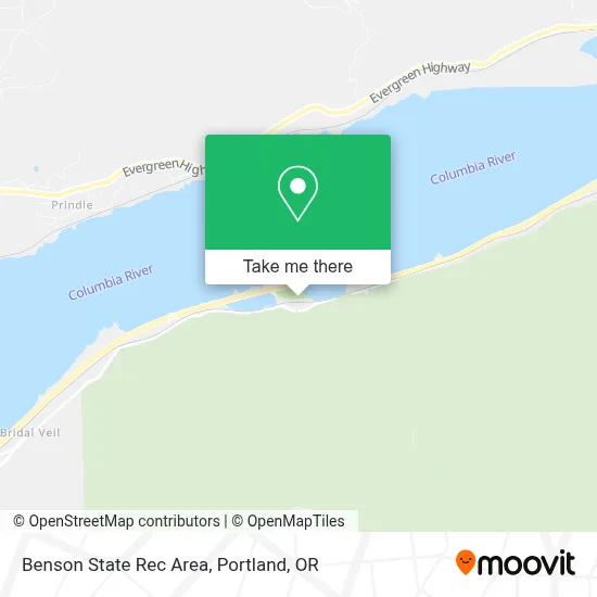 Benson State Rec Area map