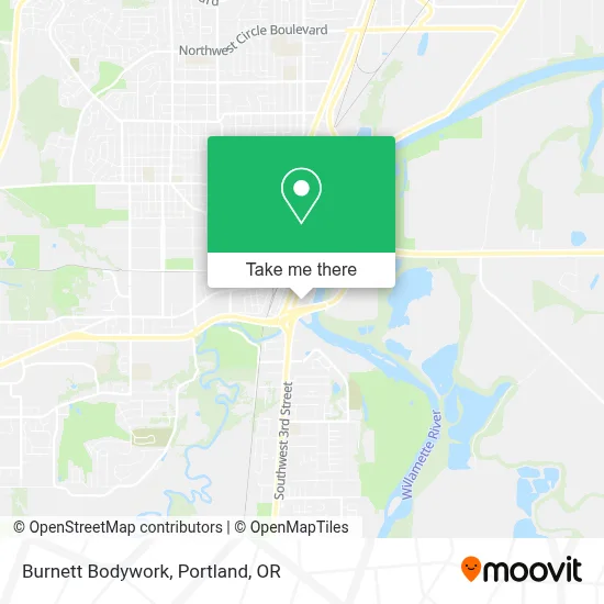 Burnett Bodywork map