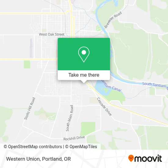 Western Union map