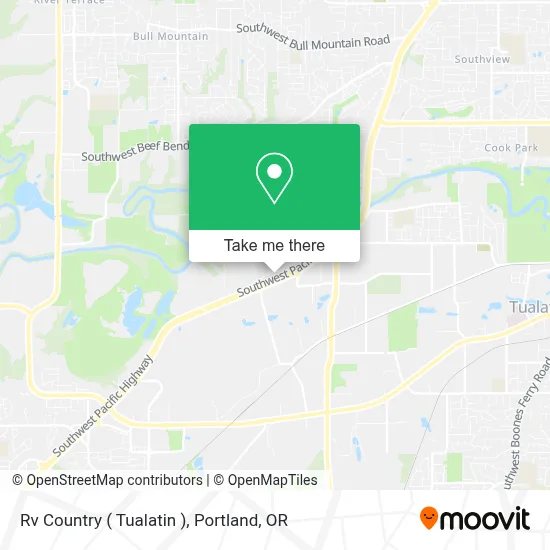 Rv Country ( Tualatin ) map
