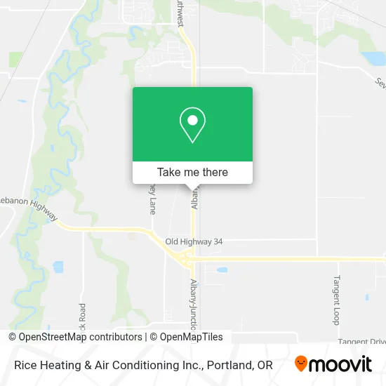 Rice Heating & Air Conditioning Inc. map