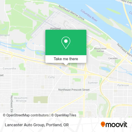 Lancaster Auto Group map