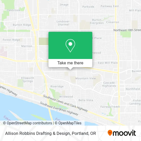 Allison Robbins Drafting & Design map