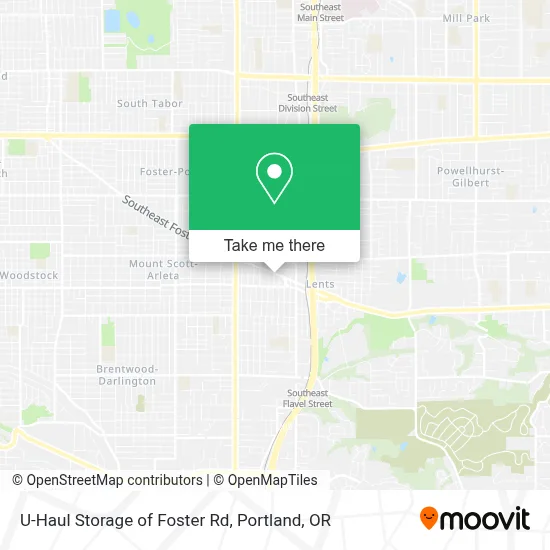 U-Haul Storage of Foster Rd map