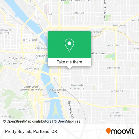 Pretty Boy Ink map
