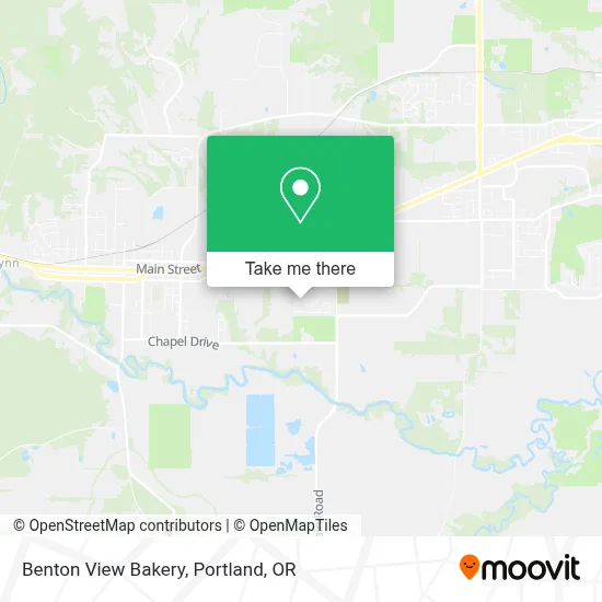 Benton View Bakery map