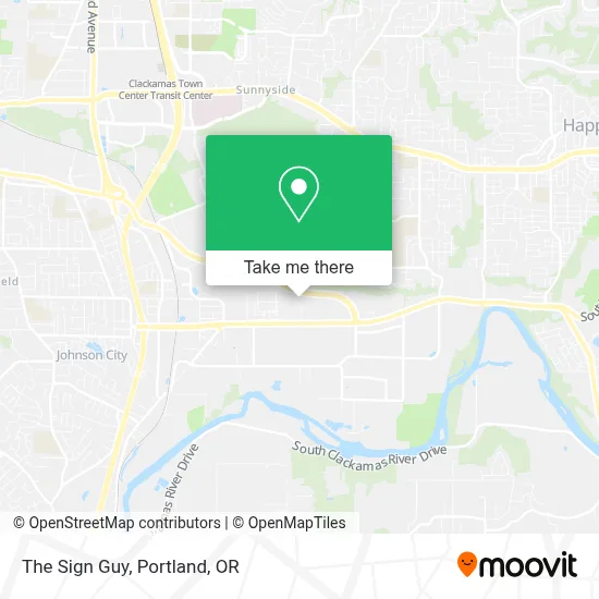The Sign Guy map