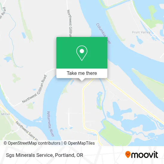 Sgs Minerals Service map