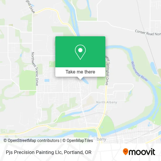 Pjs Precision Painting Llc map