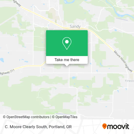 C. Moore Clearly South map