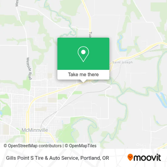Gills Point S Tire & Auto Service map