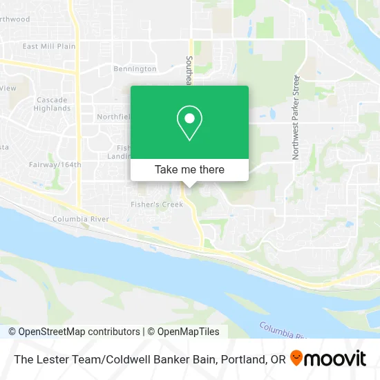 The Lester Team / Coldwell Banker Bain map