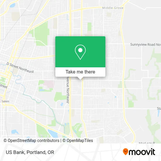 US Bank map