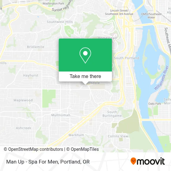 Man Up - Spa For Men map