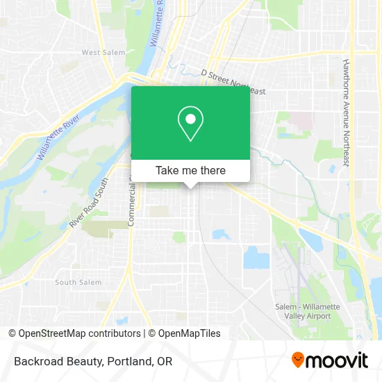 Backroad Beauty map