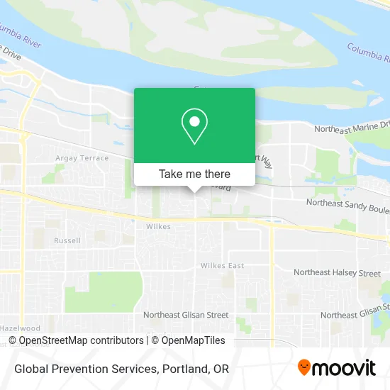 Global Prevention Services map