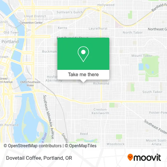 Dovetail Coffee map