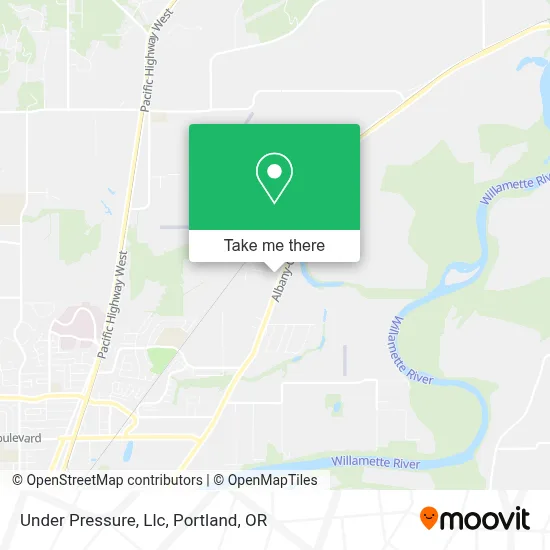 Under Pressure, Llc map